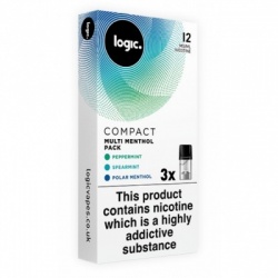 Logic Compact Multi Menthol 12mg E-Liquid Pods